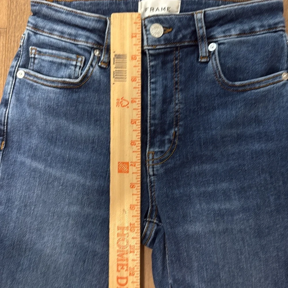 NEW Frame Denim Le Crop Mini Boot High Rise Jeans size 25 - Picture 11 of 13